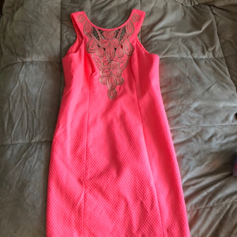 Lily Pulitzer salmon colored dress